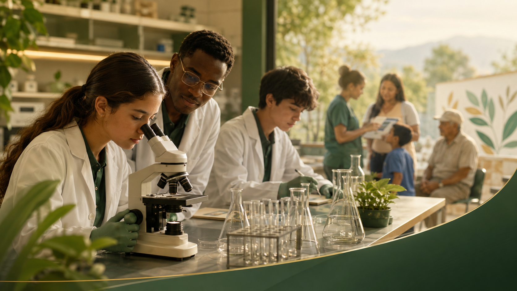 生命科学研究与社区健康服务相连接的真实场景